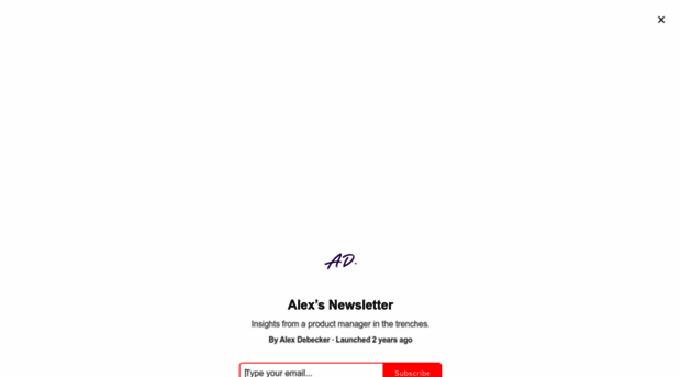 alexdebecker.com