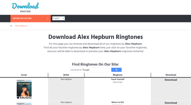 alexhepburn.download-ringtone.com