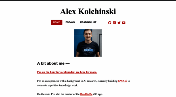 alexkolchinski.com