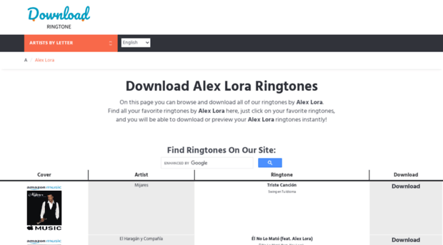 alexlora.download-ringtone.com