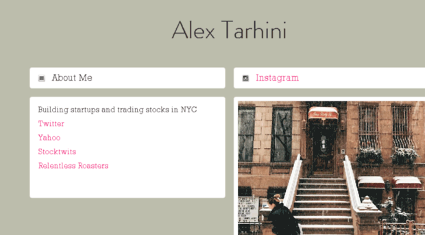 alextarhini.com