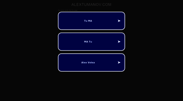 alextumanov.com