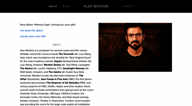 alexwestonmusic.com