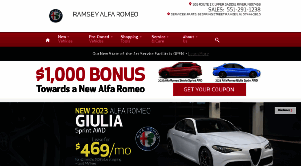 alfaromeousaofuppersaddleriver.com