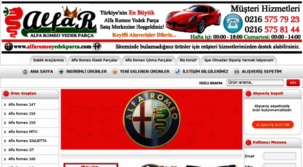 alfaromeoyedekparca.com