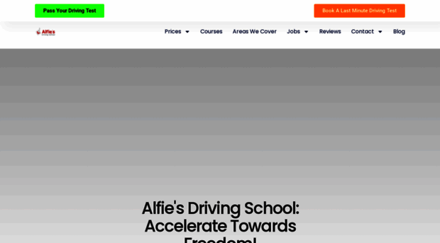 alfiesdrivingschool.com