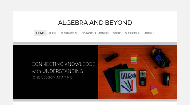 algebra-and-beyond.com