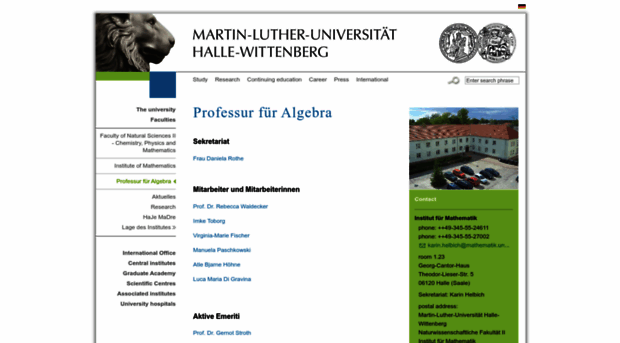 algebra.mathematik.uni-halle.de