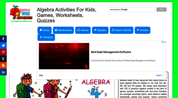 algebraforchildren.com