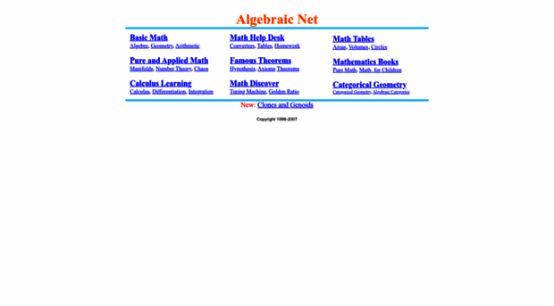 algebraic.net