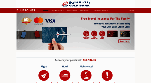 alghanimtravel.gulfbankpoints.e-gulfbank.com