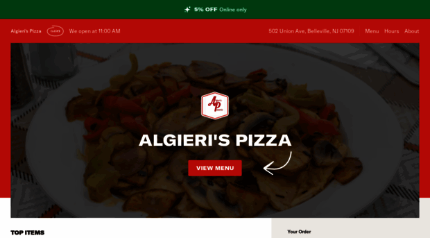 algierispizzamenu.com