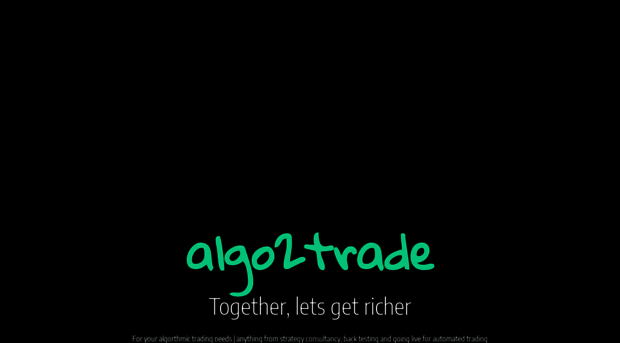 algo2trade.com