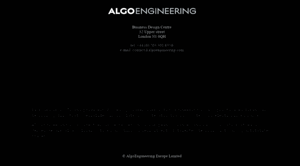 algoengineering.com