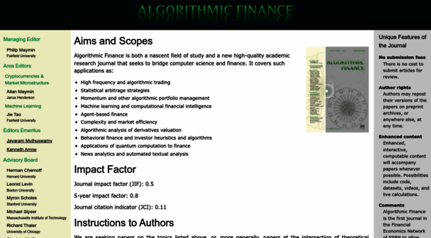 algorithmicfinance.org