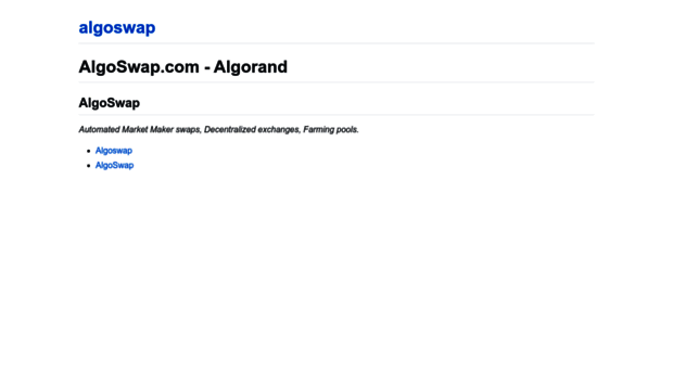 algoswap.com