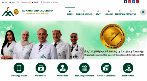 alhayatmedicalcenter.com.qa