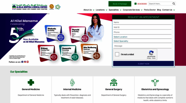 alhilalhealthcare.com