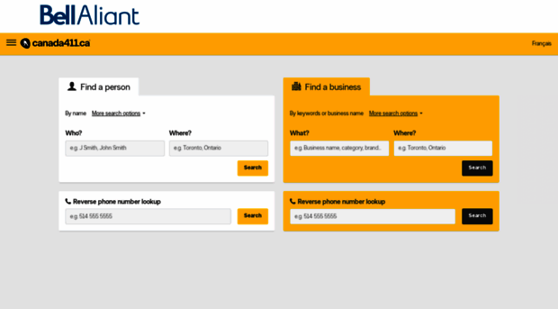 aliant.canada411.ca