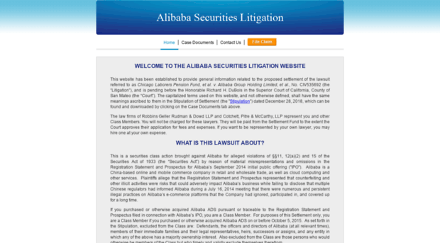 alibabasecuritieslitigation.com