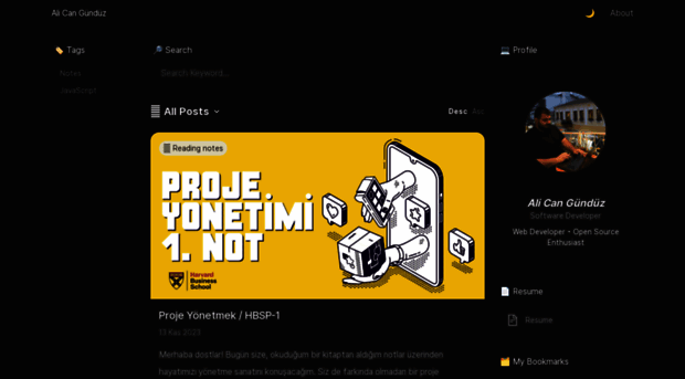 alicangunduz.dev