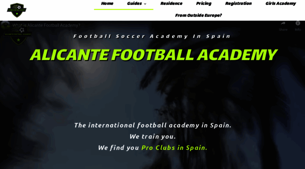 alicantefootballacademy.com