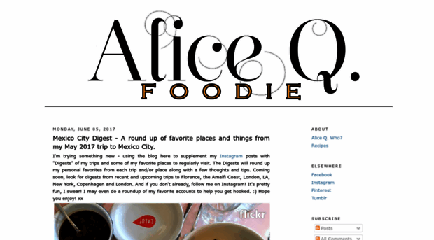 aliceqfoodie.com