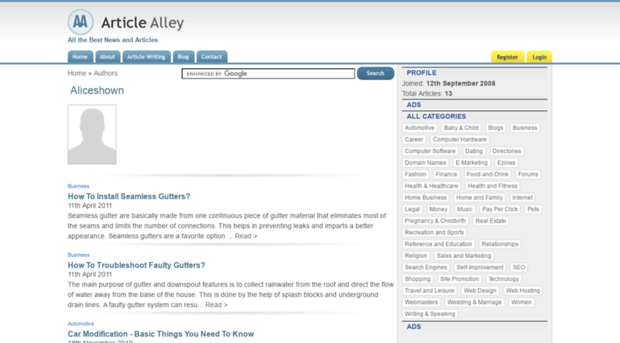 aliceshown.articlealley.com