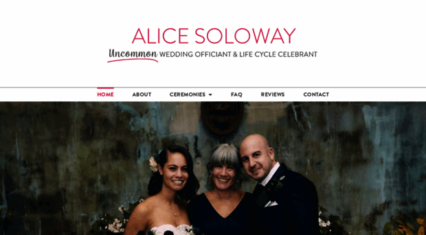 alicesolowayweddings.com