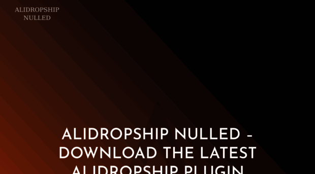 alidropshipnulled.net