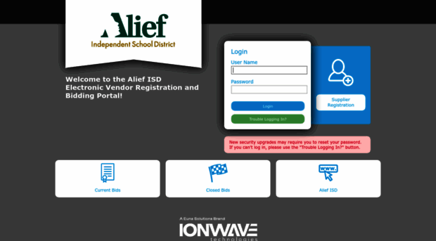 aliefisd.ionwave.net