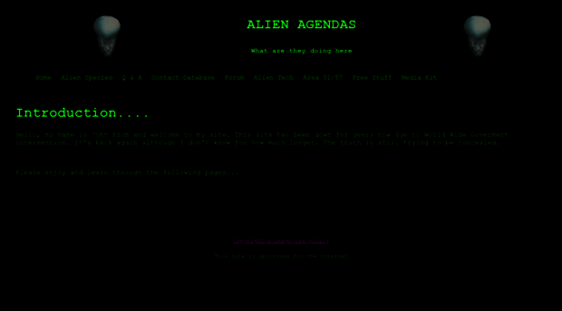 alienagendas.com