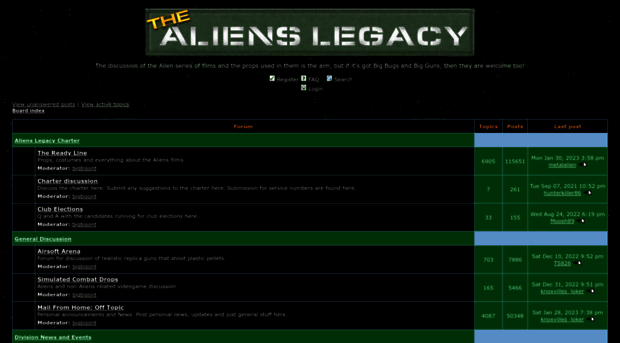 alienslegacy.com