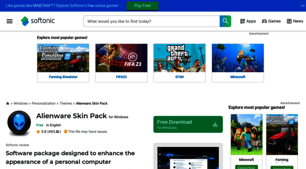 alienware-skin-pack.en.softonic.com