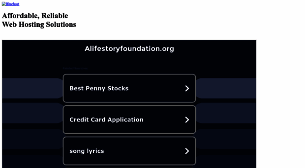 alifestoryfoundation.org