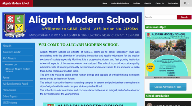 aligarhmodernschool.com