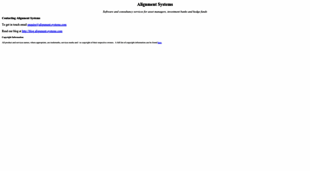 alignment-systems.com