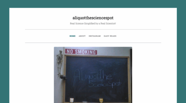 aliquotthesciencespot.com