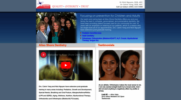 alisoshoredentist.com