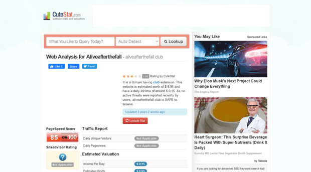 aliveafterthefall.club.cutestat.com
