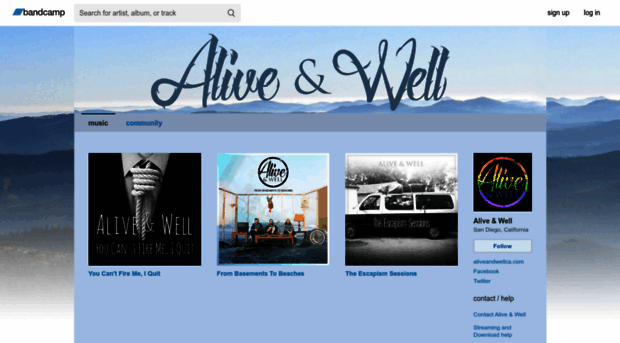 aliveandwellmusic.bandcamp.com