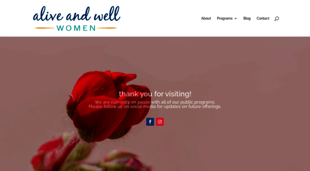 aliveandwellwomen.org