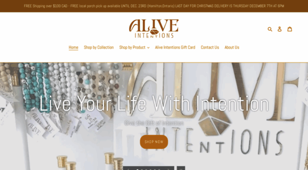 aliveintentionbracelets.com