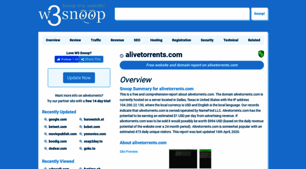 alivetorrents.com.w3snoop.com