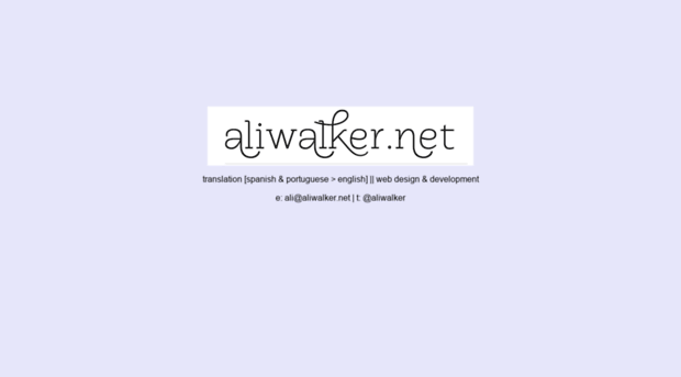 aliwalker.net