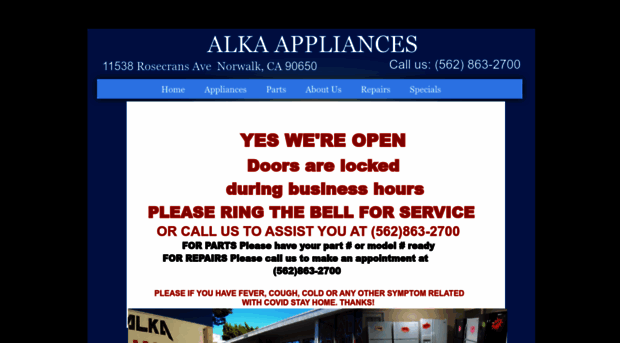 alkaappliances.com