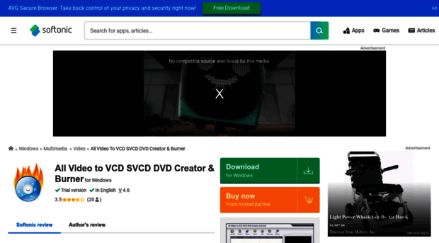 all-video-to-vcd-svcd-dvd-creator-burner.en.softonic.com