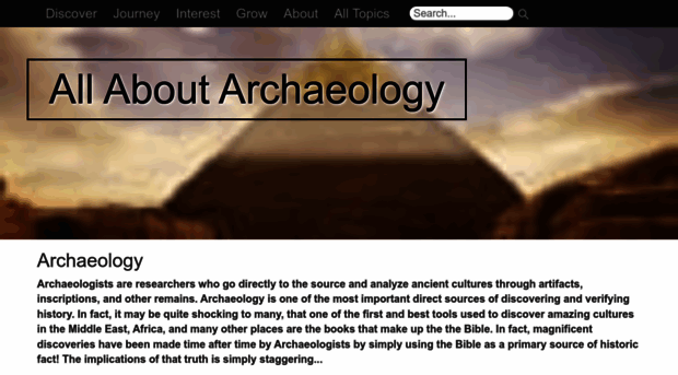 allaboutarchaeology.org