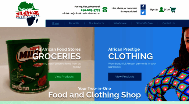 allafricanfoodstores.com