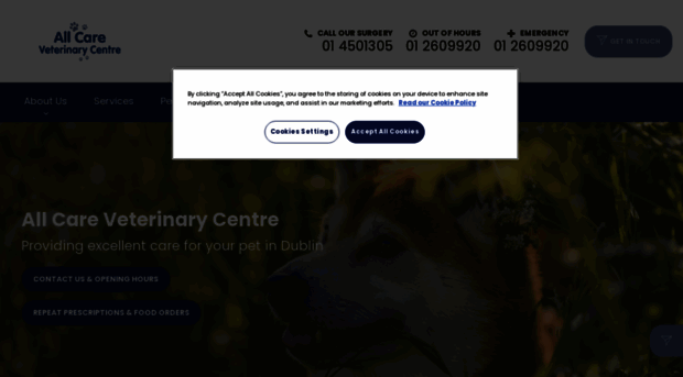 allcarevetcentre.com